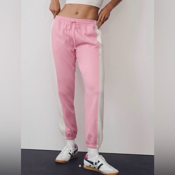 Gola Pants - Gola X Anthropologie Pink and White Joggers NWT $98 Small